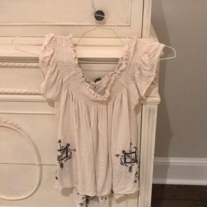 Off the shoulder shirt